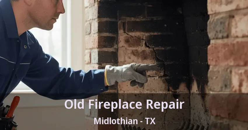 Old Fireplace Repair Midlothian - TX